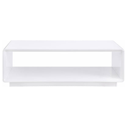 Fletcher - 2 Piece Coffee And End Table Set - Gloss White