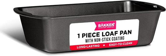 Bakken- Swiss Loaf Pan Set 1-Piece - Deluxe Nonstick Carbon Steel Bakeware for Perfect Bread and Cakes – Dishwasher Safe, Premium Pans for Home Baking