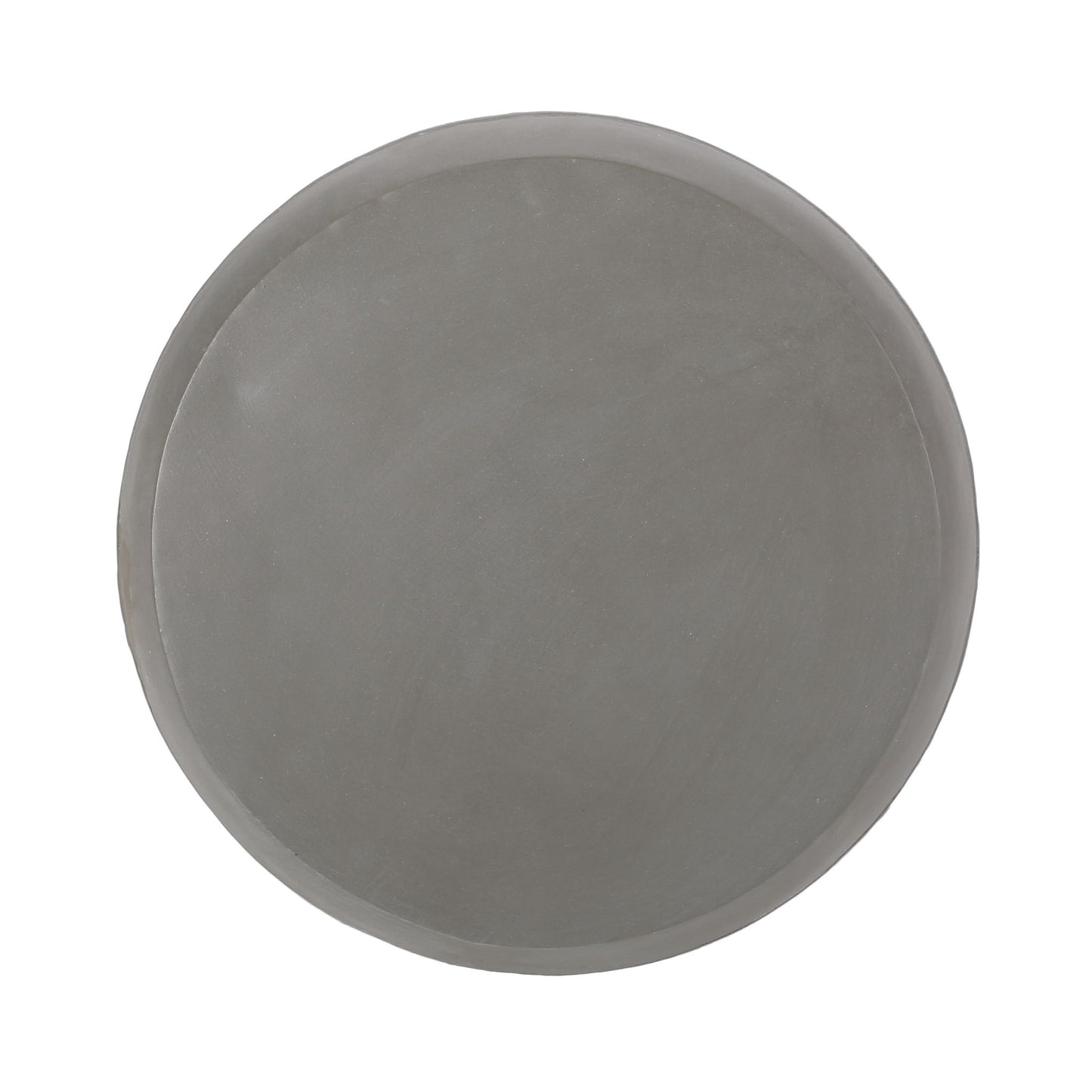 Outdoor Side Table With Cylindrical Shape - White