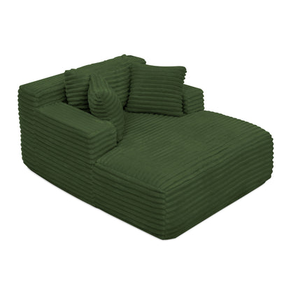 Chaise Lounge Sofa Bed With Deep Seat For Living Room