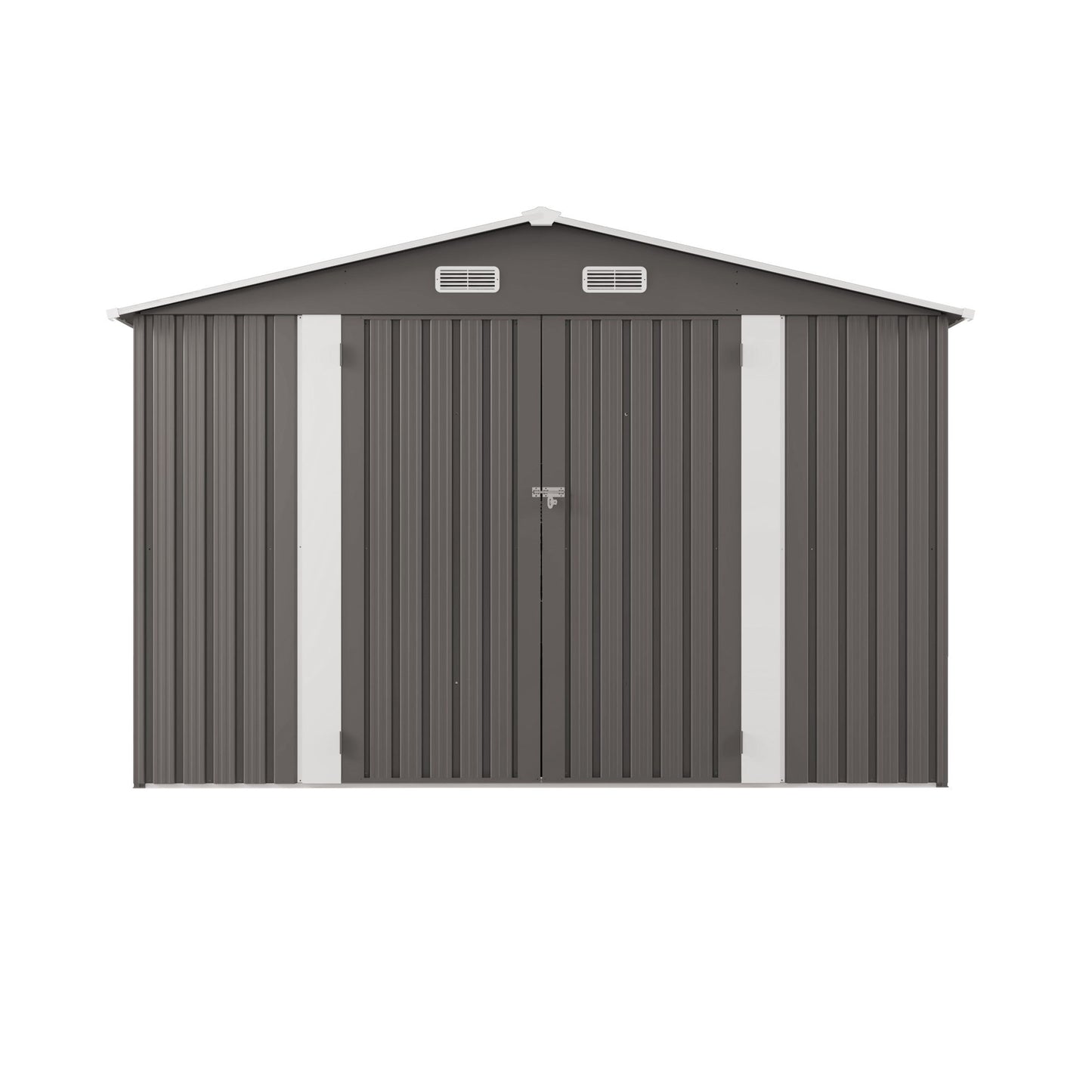Outdoor Storage Shed With Lockable Doors