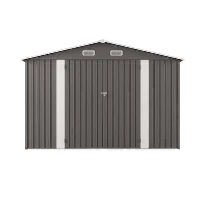 Outdoor Storage Shed With Lockable Doors