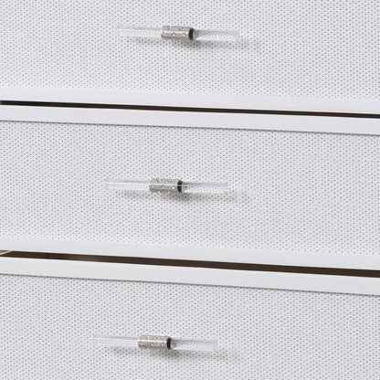 Opium - 5 Drawer Chest - White