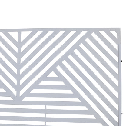 Freestanding Outdoor & Indoor Freestanding Metal Privacy Screen