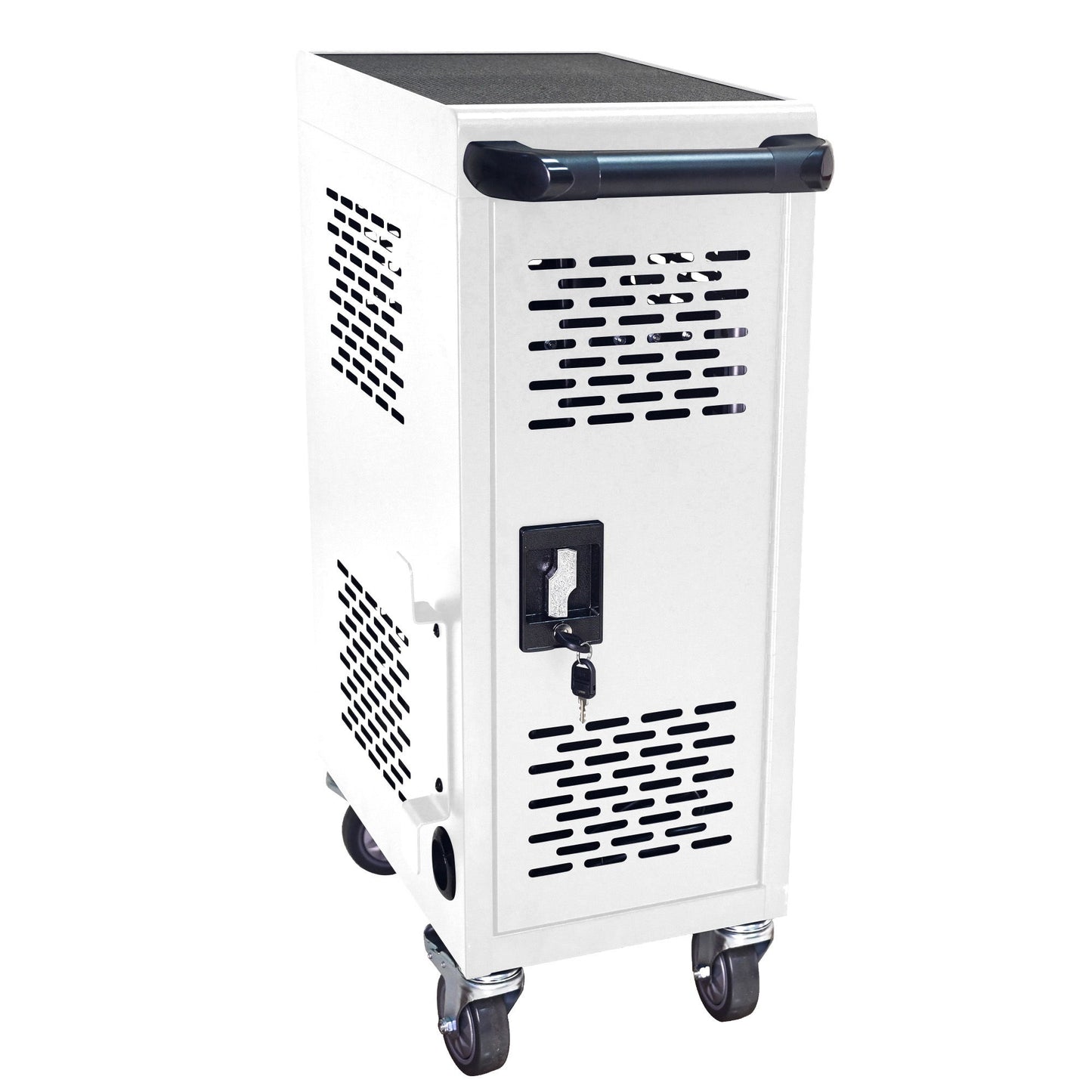 16 Bay Mobile School Charging Cart Station For book, Tablet And Laptop Computer With Power Strip Included