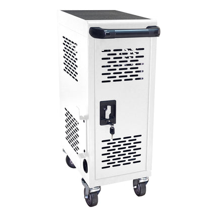 16 Bay Mobile School Charging Cart Station For book, Tablet And Laptop Computer With Power Strip Included