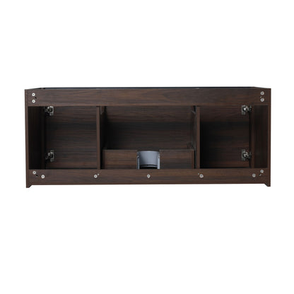 Floating Bathroom Vanity With Resin Sink And Soft Close Doors