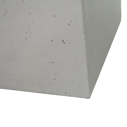 Outdoor Patio Square Gas Burning Concrete Fire Pit 40, 000 Btu