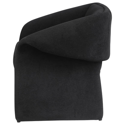 Mcdonald - Upholstered Sloped Arm Accent Chair - Black