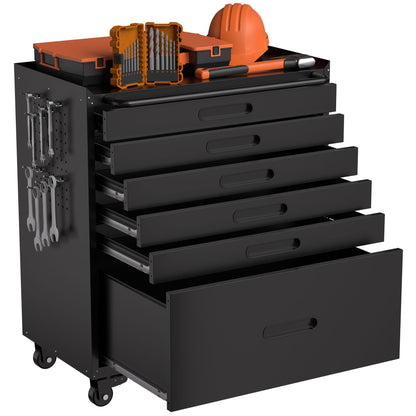 Rolling Tool Cabinet Heavy Duty Garage Storage With Lockable Doors