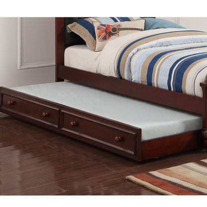 Contemporary Style Bed With Trundle