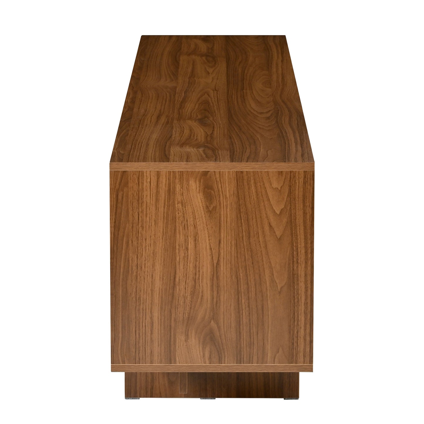 Retro Style TV Stand With Wavy Door