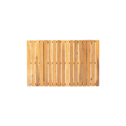 Outdoor Acacia Wood Coffee Table With Open Slat Design