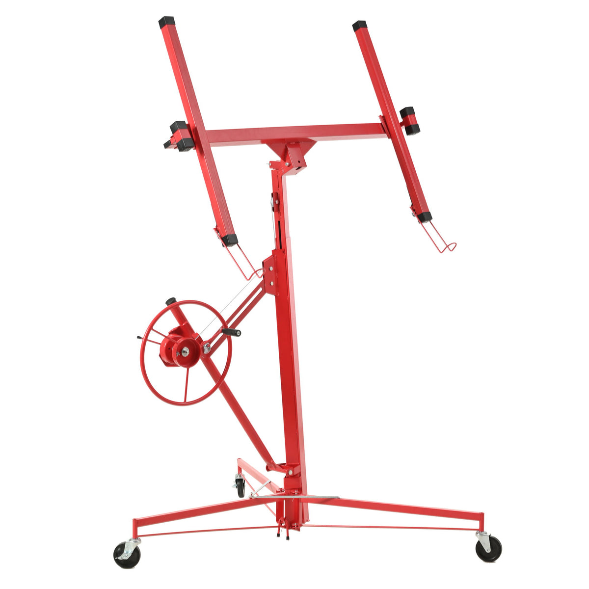 Drywall Lift Panel Hoist Jack Lifter With Caster Wheels And Telescopic Arm
