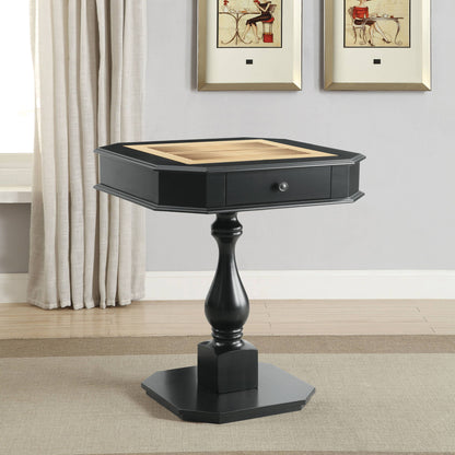 Bishop - Reversible Chess Checker Game Table With Game Tray (Chess Fingures Not Included)