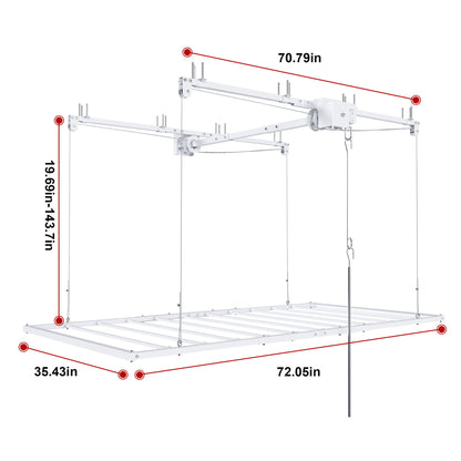Overhead Garage Storage Rack For Ceilings