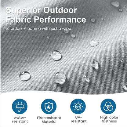 All-Weather Loveseat Sofa With Thick Cushions