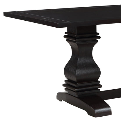 Villeneuve - Rectangular Double Pedestal Dining Table - Rustic