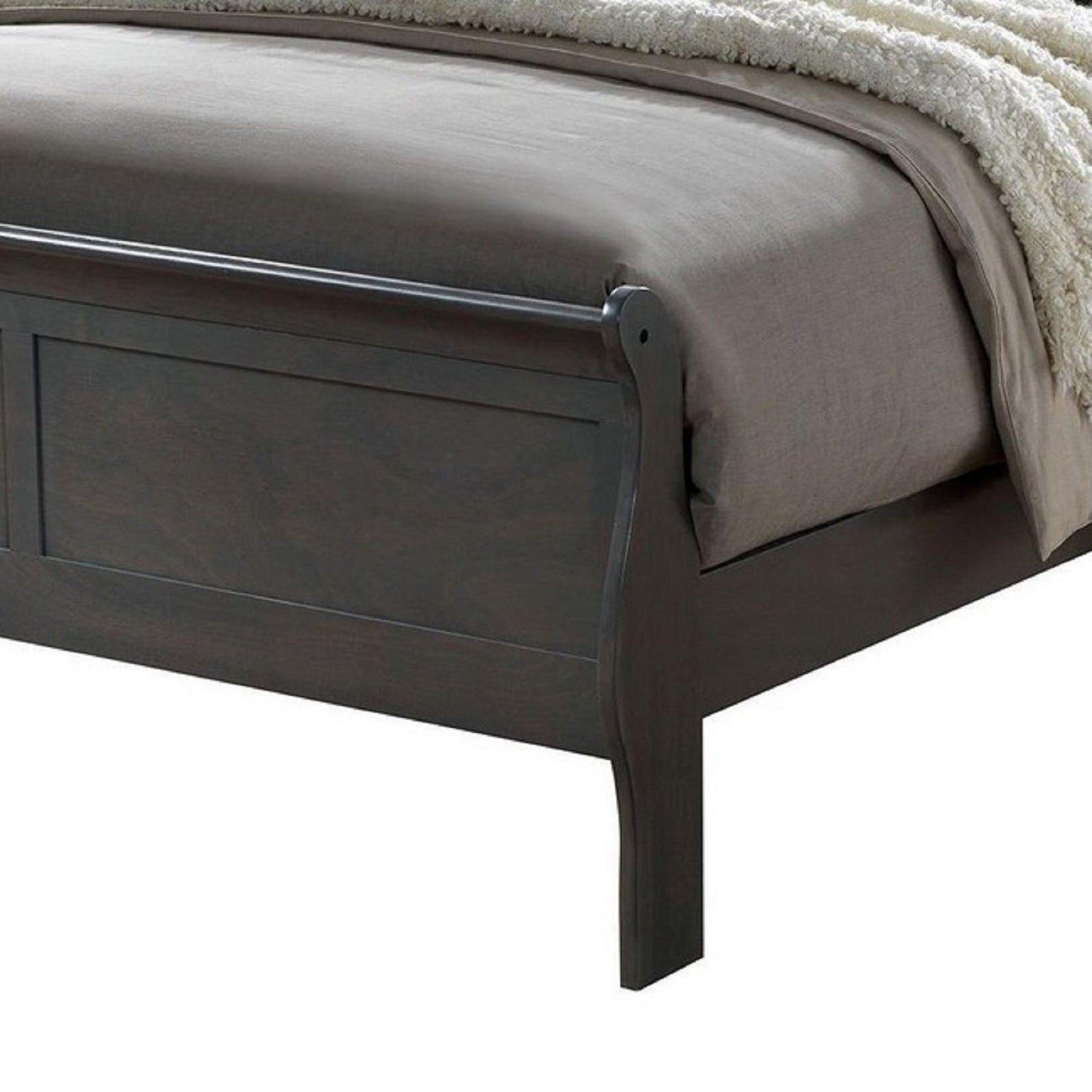 Louis Phillipe Sleigh Bed