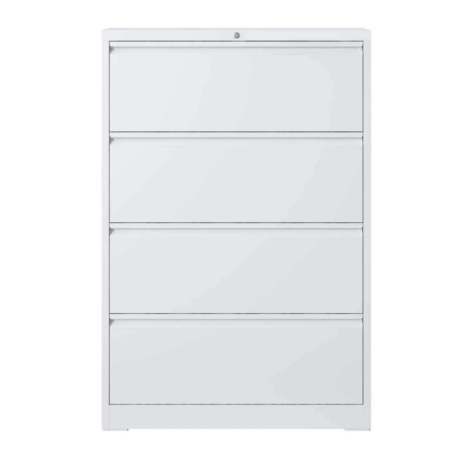 Lateral File Cabinet, Locking Heavy Duty, Anti-Tip Safety Interlock, Vertical Storage For Letter/Legal/A4 Files