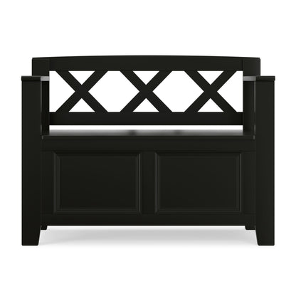 Amherst - Small Transitional Entryway Storage Bench