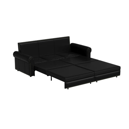 Chesterfield Sofa & Pull Out Bed