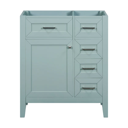 Modern Bathroom Vanity Base Only With Drawers, Freestanding Design