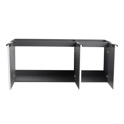 Contemporary Wall Mounted Bathroom Vanity With Soft Close Doors