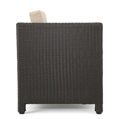 Stylish Outdoor Club Chair With Weather Resistant Cushions
