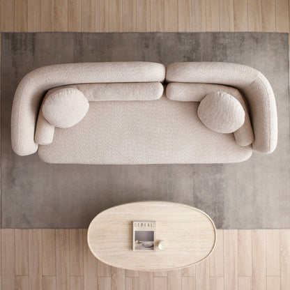 Luxury Modern Couch, 3 Seater Sofa For Living Room