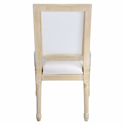 Dining Chairs With Upholstered Square Back (Set of 2)