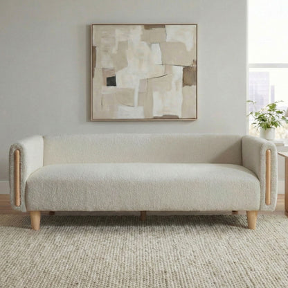 3 Seater Sofa For Living Room - Oatmeal