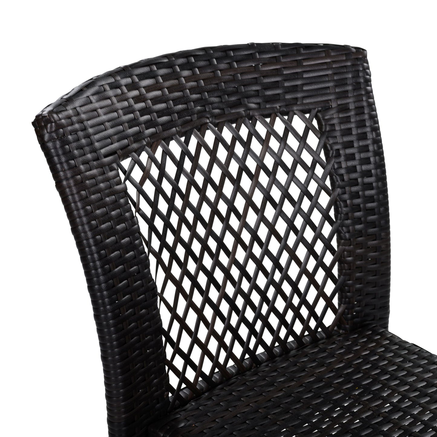 5 Piece Patio Dining Set With Chairs, Outdoor Furniture - Brown Multi / Light Teak