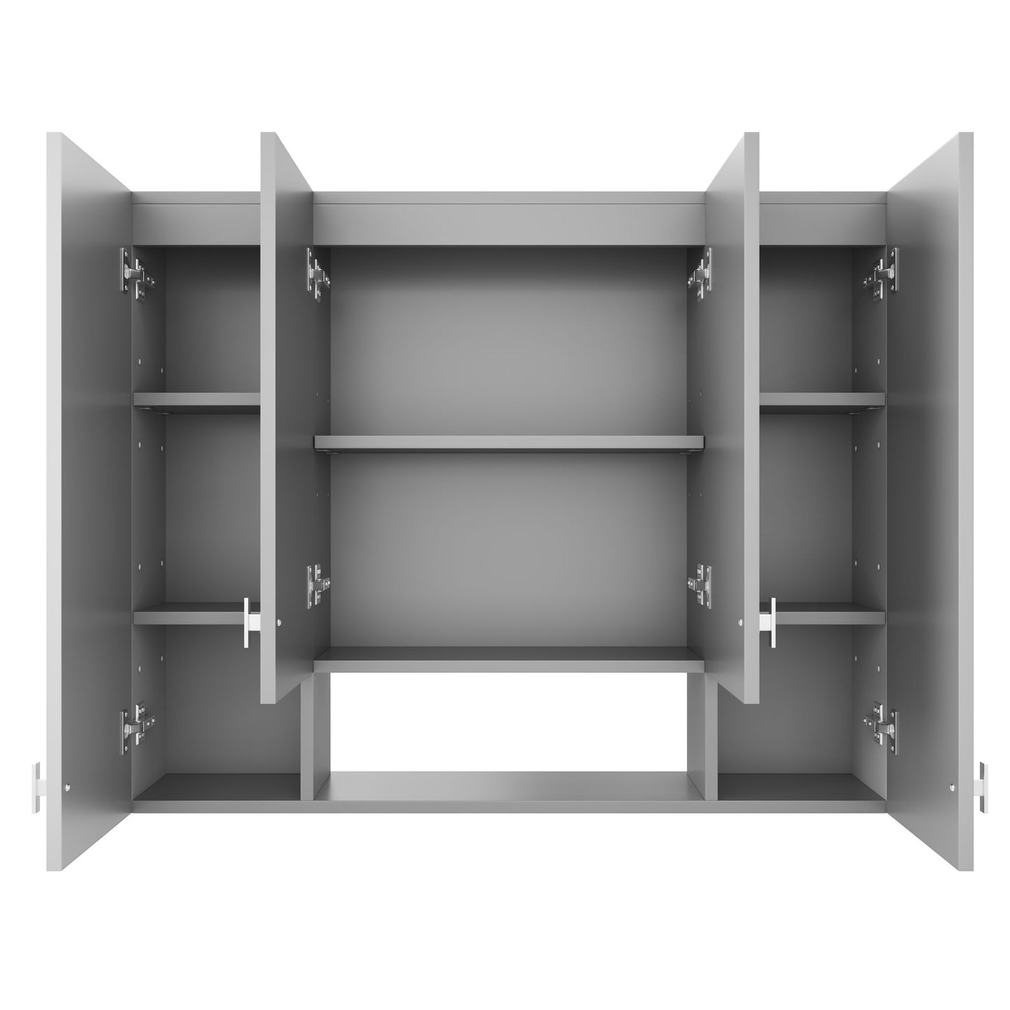 Wall Mounted Bathroom Cabinet With 5 Adjustable Shelves