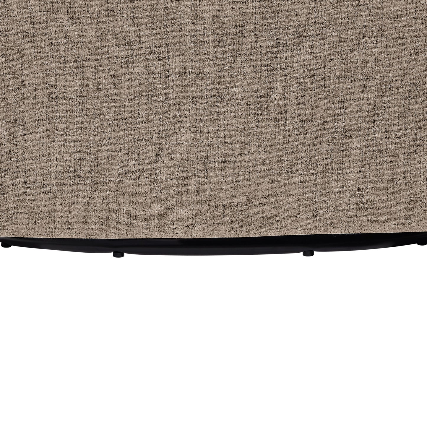 Solitude - Skirted Swivel Accent Chair With Hemp Like