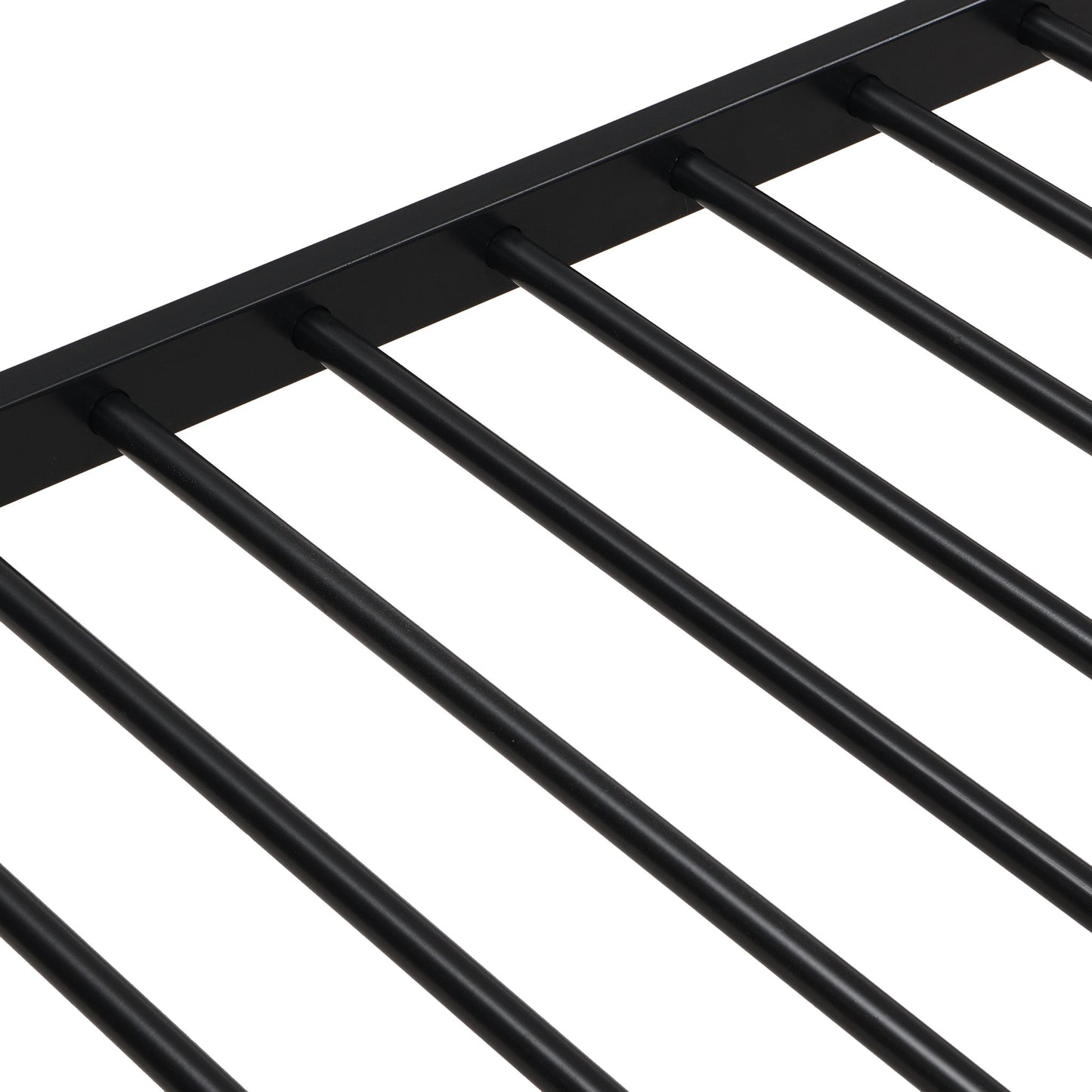 Twin Over Full Bunk Bed With Large Under-Bed Storage - Black