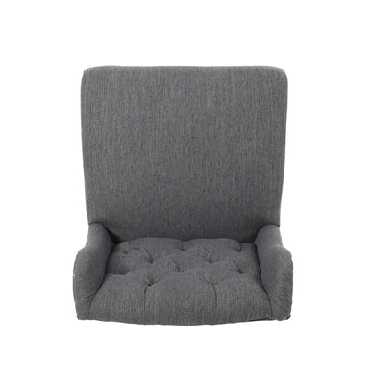 Vienna - Fabric Tufted Counter Stool With Nailhead Accents (Set of 2)