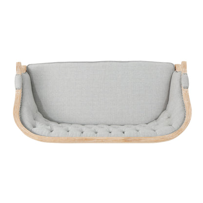 French Country Chesterfield Style Tufted Loveseat