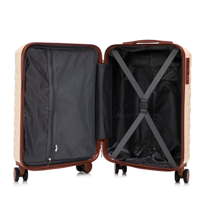 Hard Shell Travel Luggage With Scratch Resistant Surface