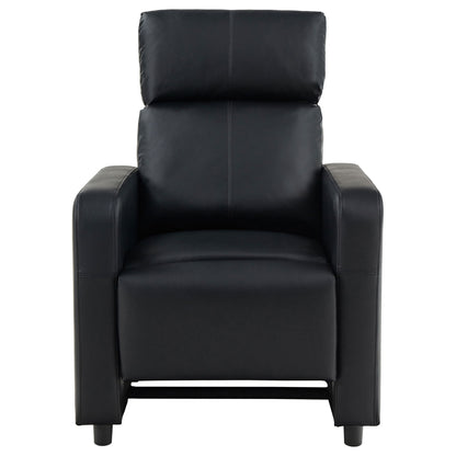 Warren - 3 Seater Home Theater With 2 Wedge Consoles Recliners - Black