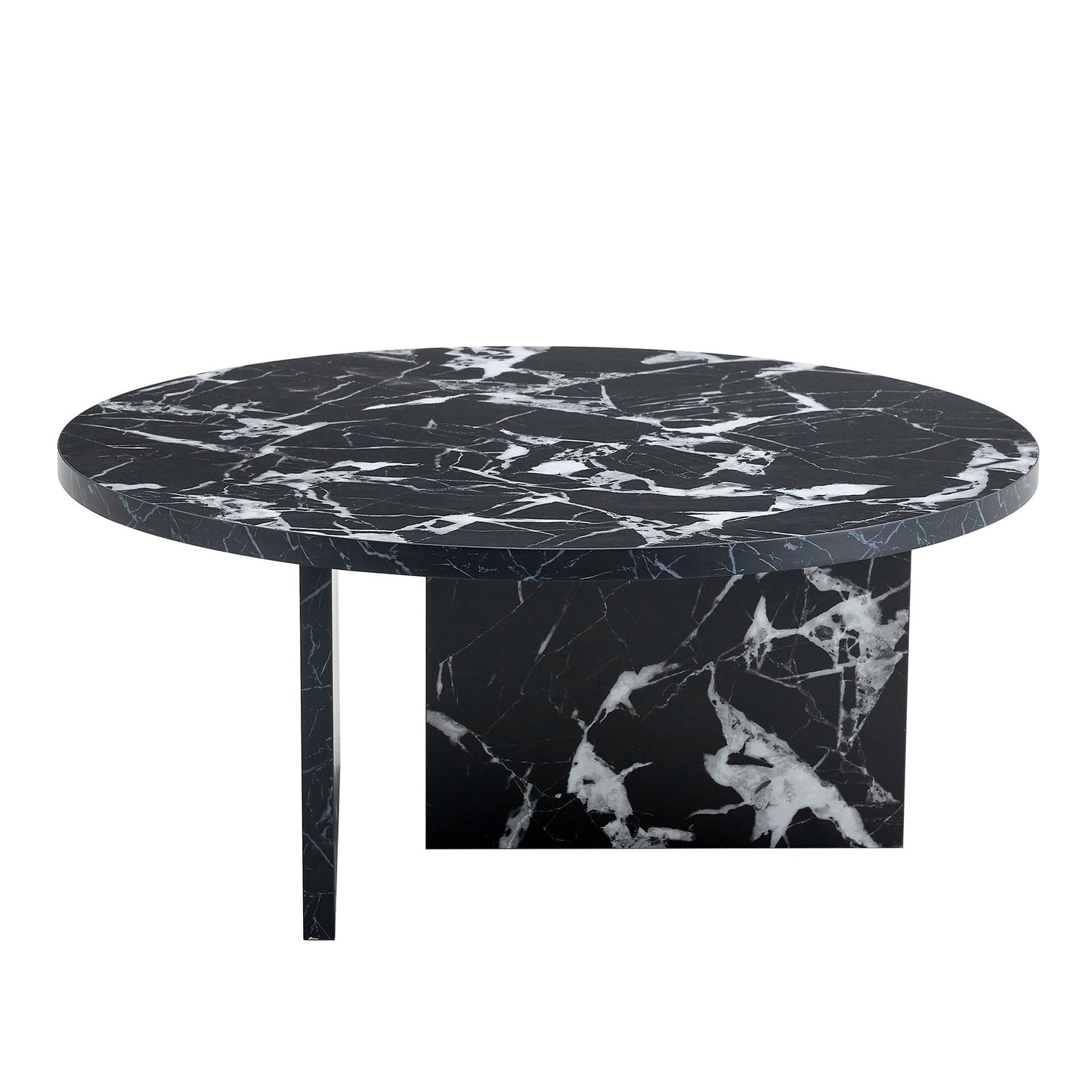Versatile Round Coffee Table For Various Interior Styles