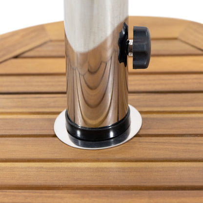 Ralph - Round Umbrella Base - Teak