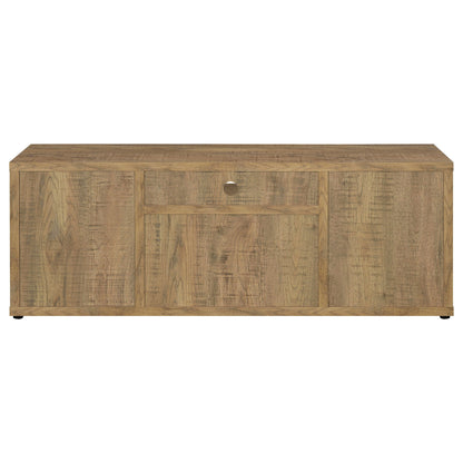 Noriega - 4 Door 60" TV Stand With Hidden Storage - Mango Color