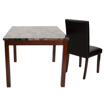 Dining Table With 4 Upholstered Side Chairs