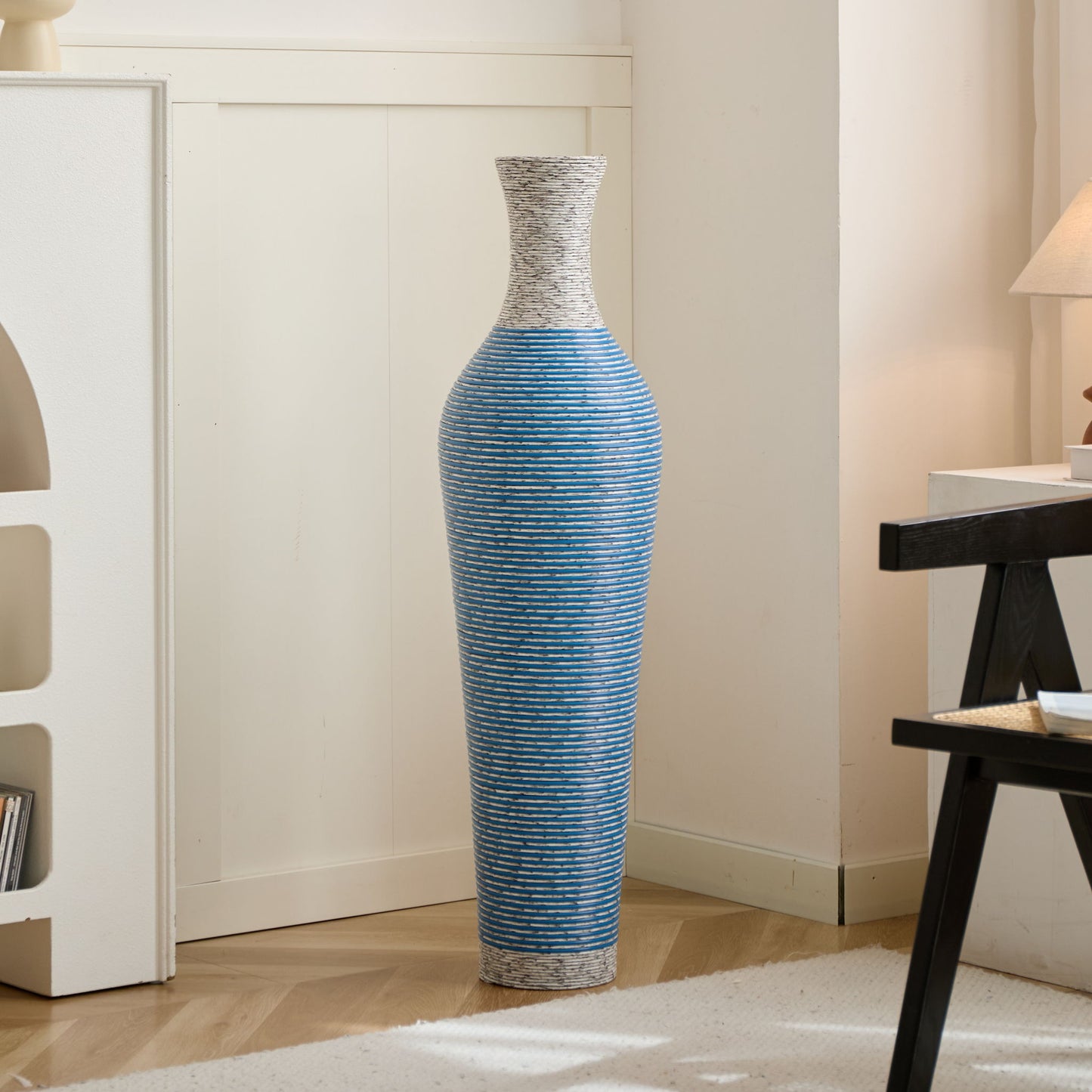 Classic And Neat Floor Vase, High Independent Flower Stand (Set of 3)