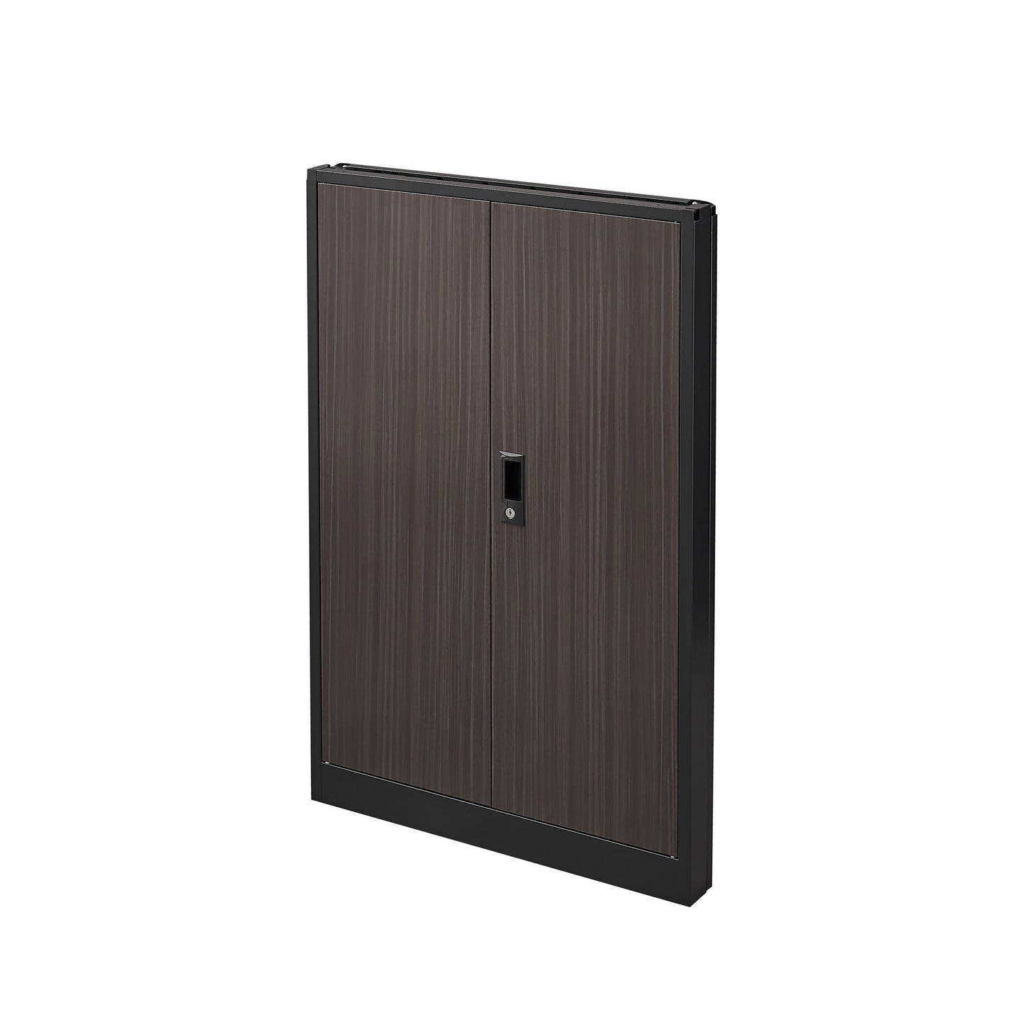 Metal Storage Cabinet With Locking Doors And Adjustable Shelf, Folding Filing Storage Cabinet, Folding Storage Locker Cabinet For Home Office, School, Garage