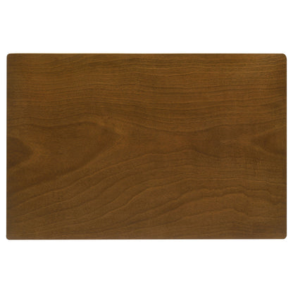 Aston - 5 Piece Counter Height Dining Set With Bent Backs And Upholstered Seats - Walnut