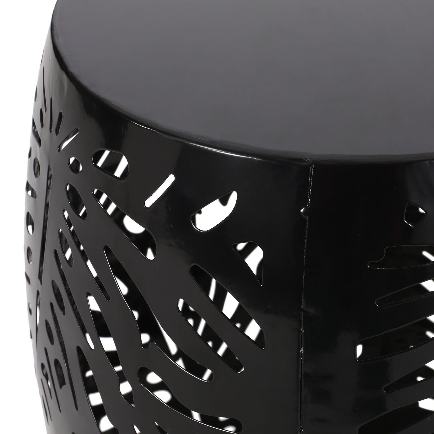 Modern Design Metal End Table, Large