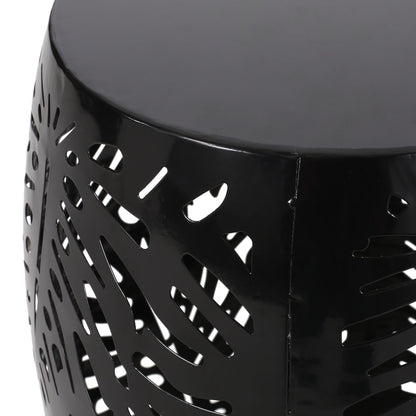 Modern Design Metal End Table, Large