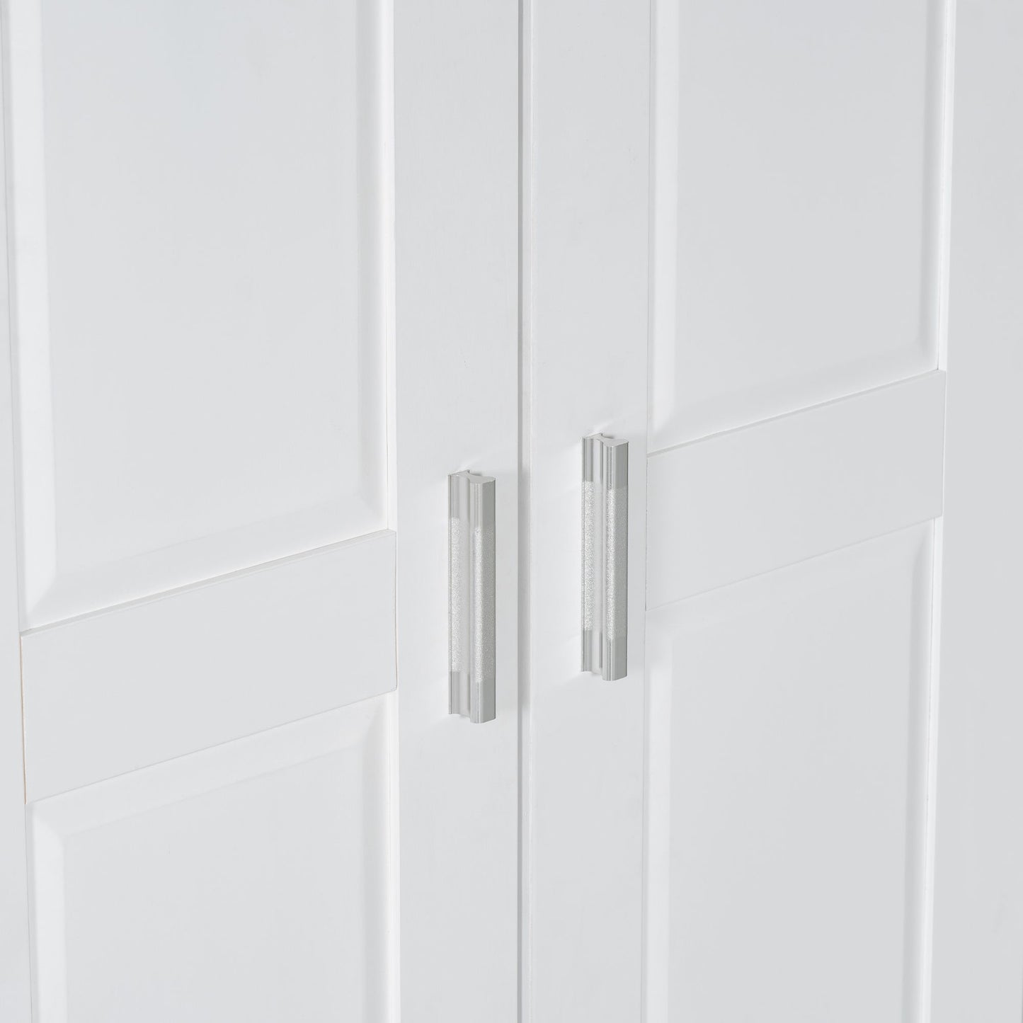 Storage Cabinet With Adjustable Shelves, 2 Doors, Rectangle Design For Bathroom